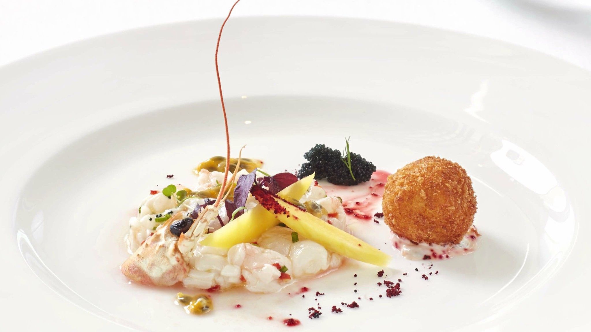 Mediterranean Fish Tartare GB Roof Garden Restaurant