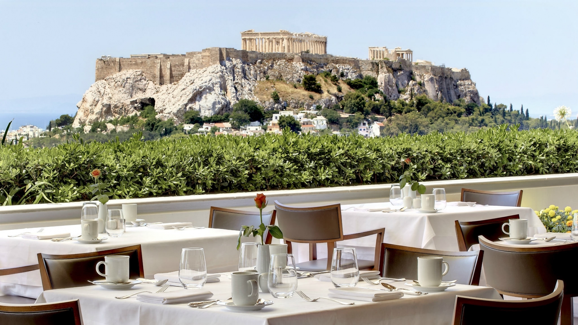 Εστιατόριο GB Roof Garden με θέα την Ακρόπολη